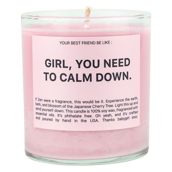 Ryan Porter Other - Girl, You Need to Calm Down Candle